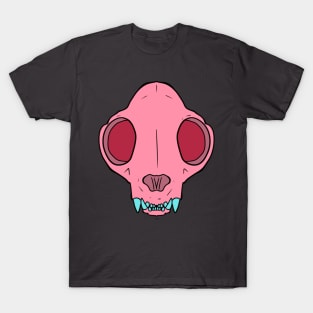 Cat Skull (pink) T-Shirt